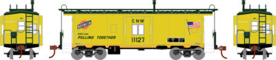 Athearn HO scale bay-window caboose