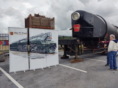 T1 Trust displays progress in building new steam locomotive