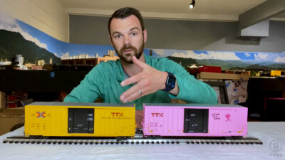 Atlas O Gunderson High Cube boxcars