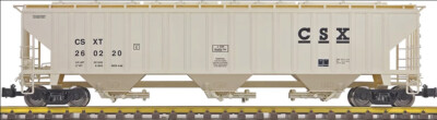 American Mainline Model Trains large scale three-bay hopper