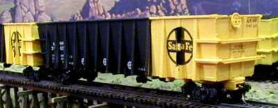 Atchison, Topeka & Santa Fe class GA-152 coal gondola from Concept Models