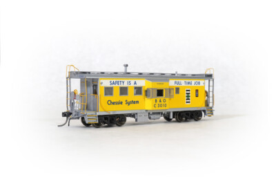 Baltimore & Ohio class I-18 steel bay-window caboose from Tangent Scale Models