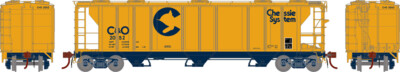 Athearn Genesis Pullman-Standard PS-2 2,893-cubic-foot capacity three-bay covered hopper