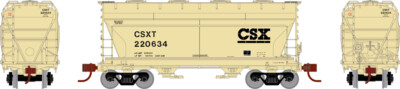 Athearn American Car & Foundry 2,970-cubic-foot capacity two-bay Center Flow covered hopper