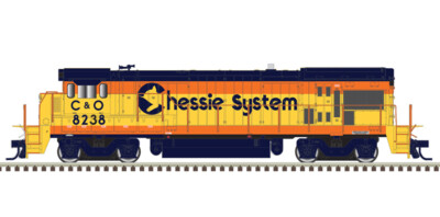 Atlas N scale General Electric B-series diesel locomotives