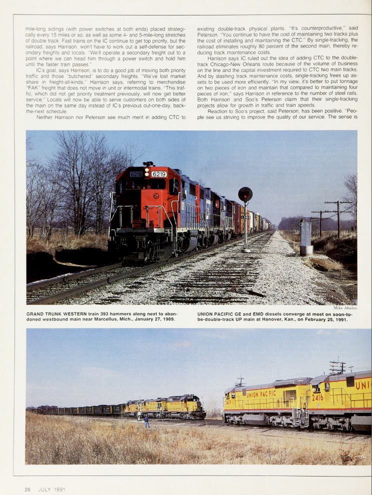 Screen shot of magazine page