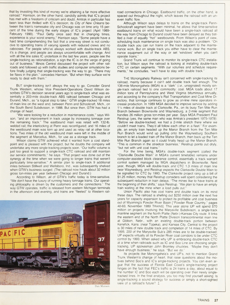 Screen shot of magazine page
