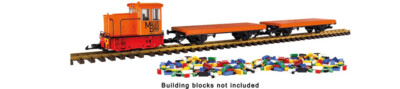 Freight building block car R/C starter set from PIKO America