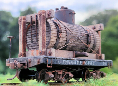 Conowingo Models 24-foot wood tank car, v2