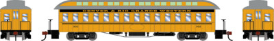 HO scale Overland passenger cars from Athearn