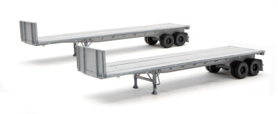 Flatbed trailer two-pack from Walthers