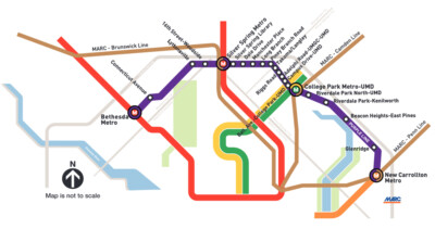 Work to resume shortly on Maryland’s Purple Line project