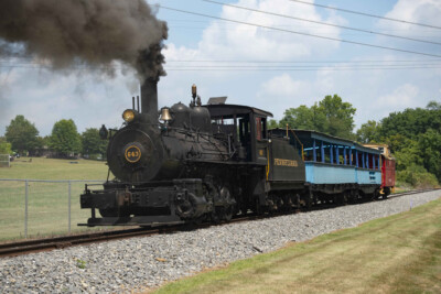 PRR steam engine operating at Williams Grove