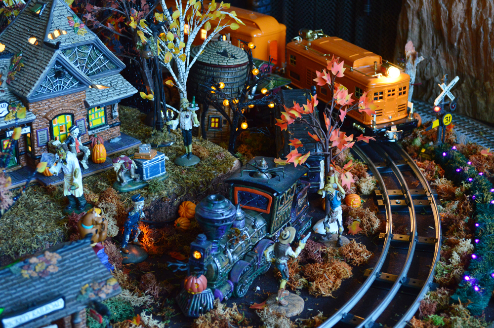 Scene on Halloween layout
