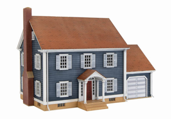 Colonial house kit from Walthers Cornerstone