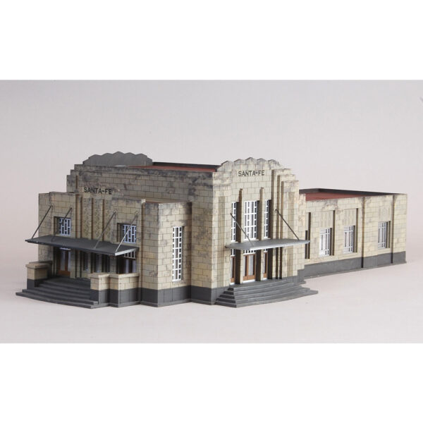 Atchison, Topeka & Santa Fe depot from Custom Model Railroads