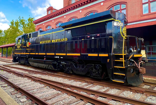 WMSR debuts Western Maryland-painted locomotive