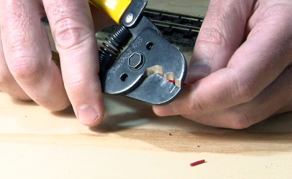 Tools to cut and strip wire when building a model railroad