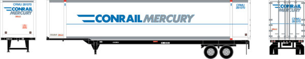 48-foot intermodal container and chassis sets from Athearn