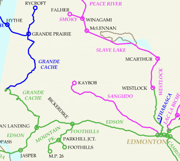 Bridge fire halts CN service on northern Alberta route