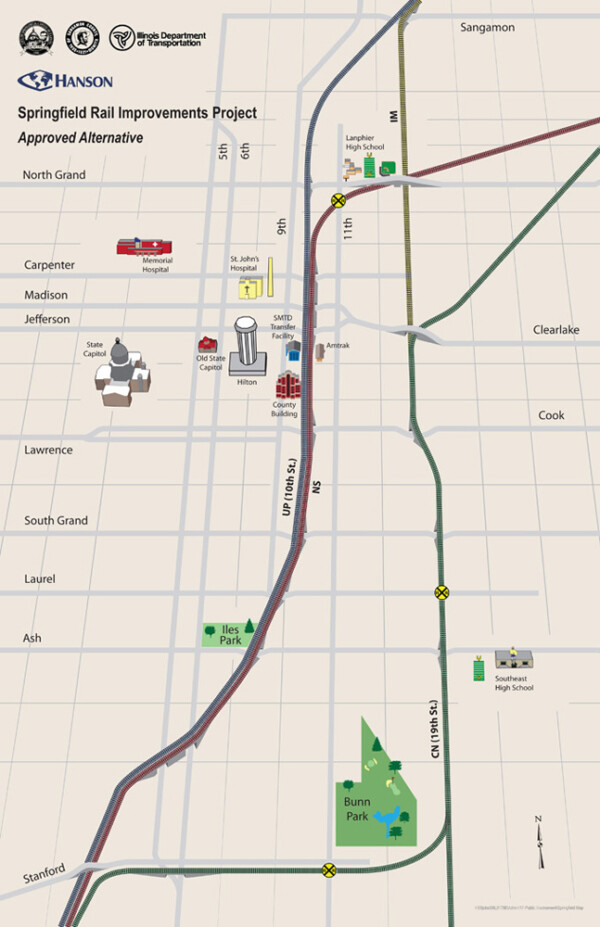 Lack of federal grant means Springfield, Ill., rail project will be delayed