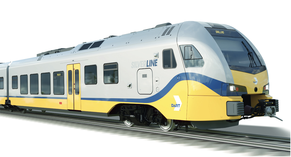 Illustration of diesel multiple unit trainset