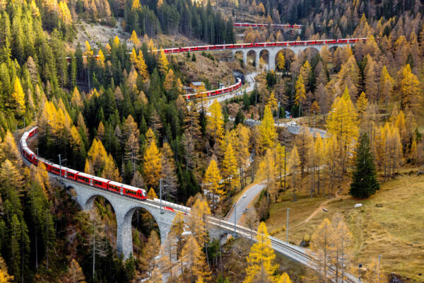 Swiss narrow gauge railway sets record for world’s longest passenger train