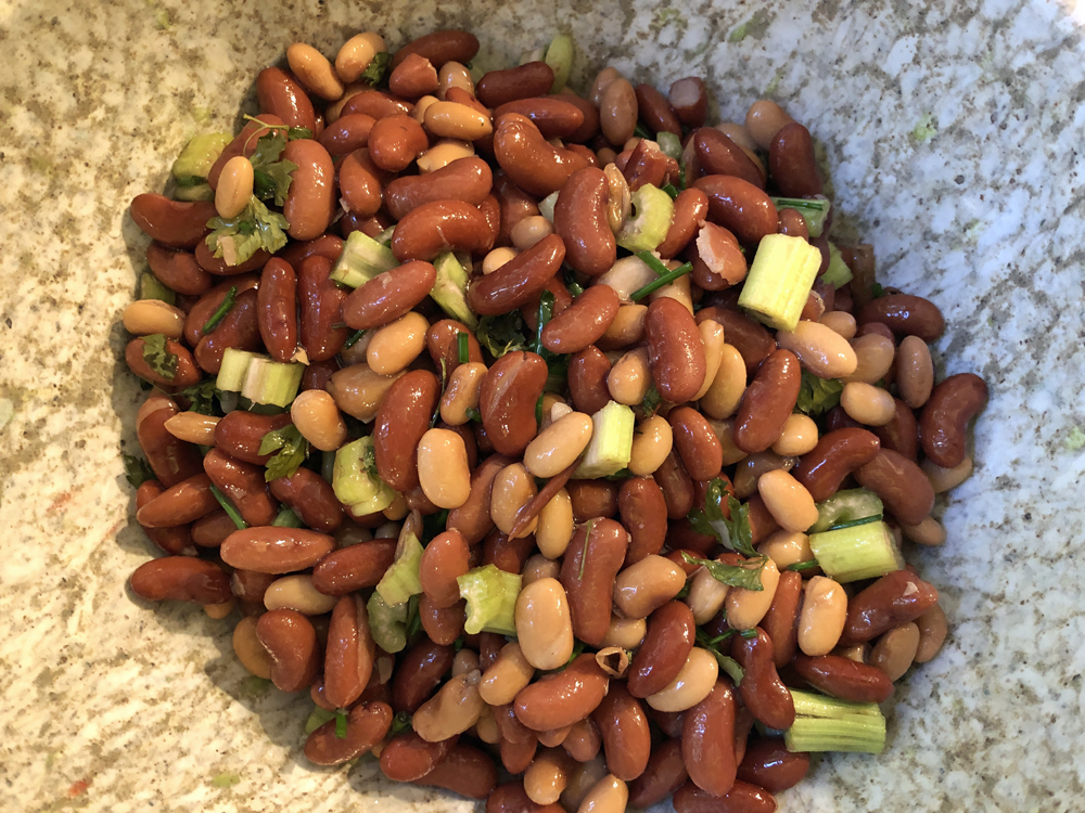 Bowl of Western Pacific Italian Red Bean salad