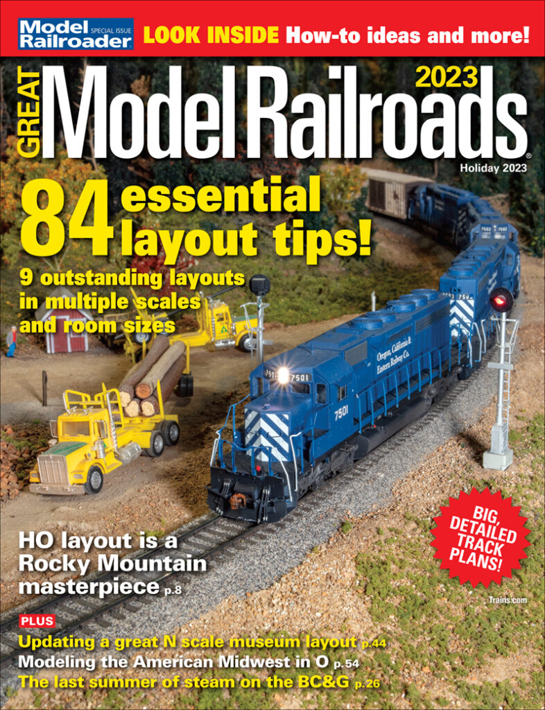 The cover of Great Model Railroads 2023