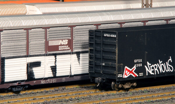 Should you include graffiti on your layout?
