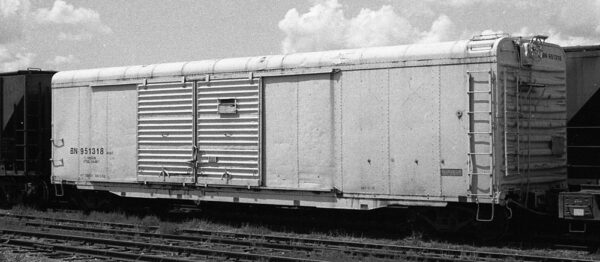 Eight Burlington Northern freight car one-offs