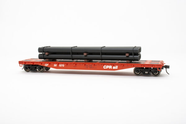 Atlas O 52’-6” flatcar with load