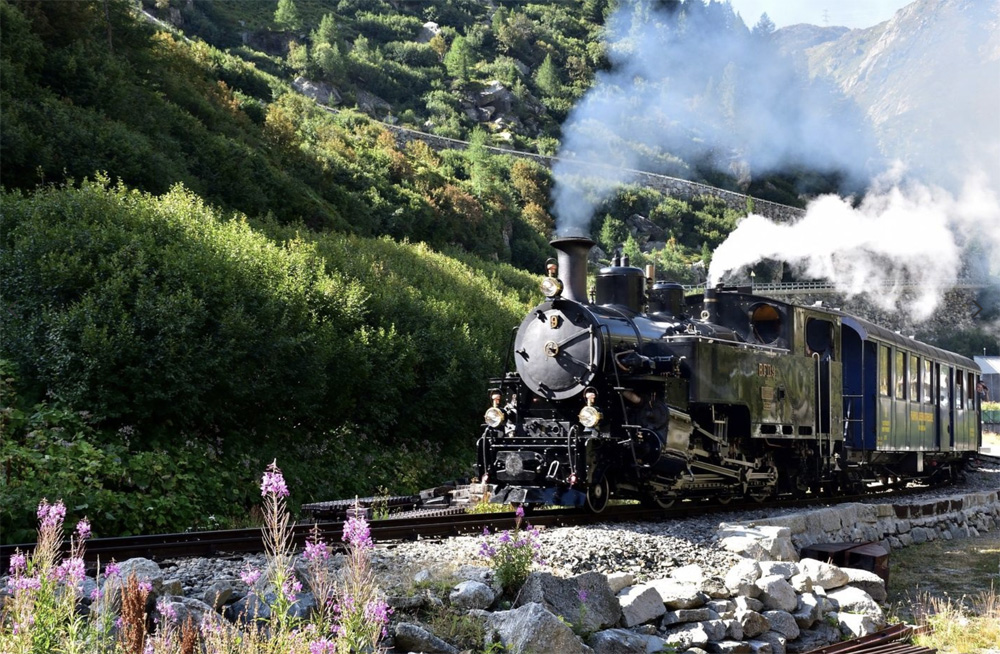 train in Switzerland