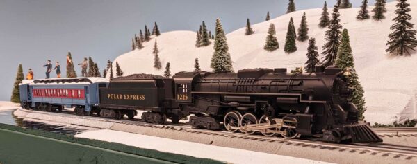 The Polar Express train set from Lionel in O gauge