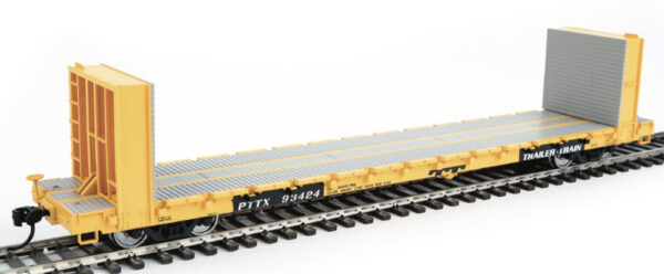 Walthers Mainline 60-foot Pullman-Standard bulkhead flatcar