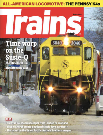Trains Magazine Issue Cover