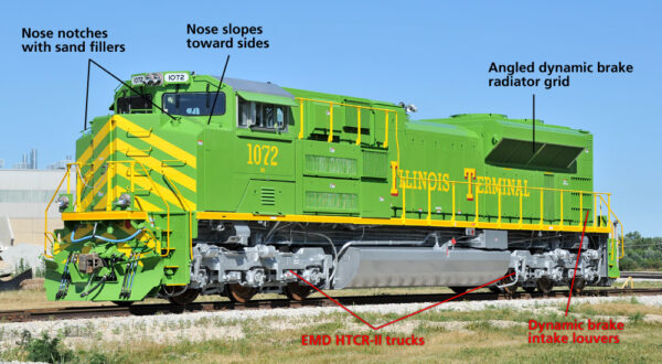Spotting EMD vs GE diesels