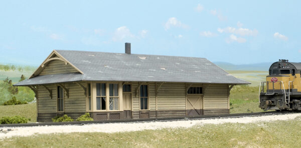 Model a weather-beaten wood structure
