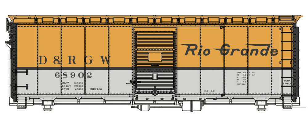 An image of a model refrigerator car