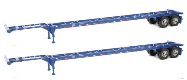 Walthers container chassis two-pack in HO scale