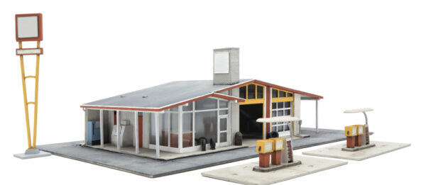 Walthers vintage gas station