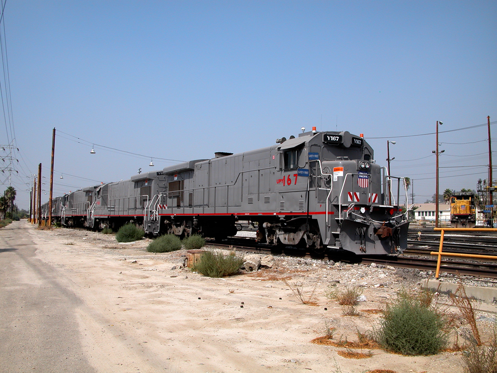side view of gray control car