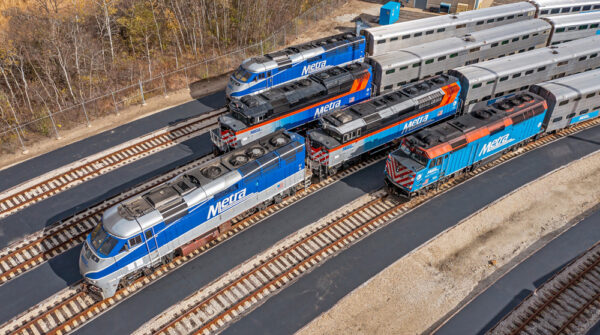 Metra’s colorful locomotive fleet