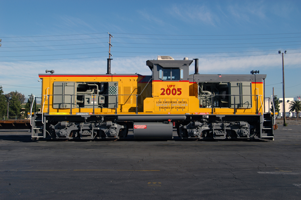 yellow genset