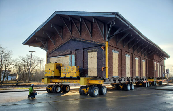 News photos: Hamilton, Ohio, station move completed