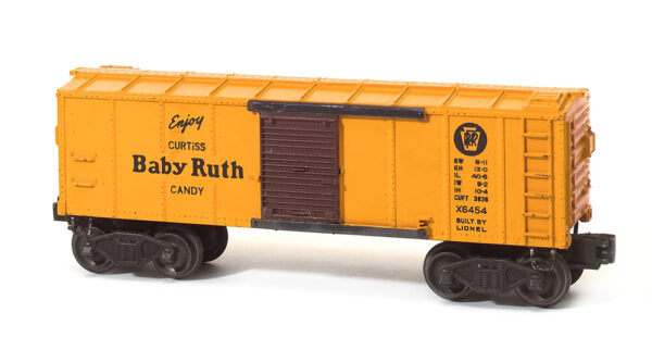 The Lionel X6454 Baby Ruth boxcar