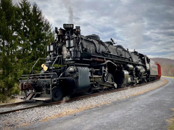 Western Maryland locomotive 1309 is a steam standout