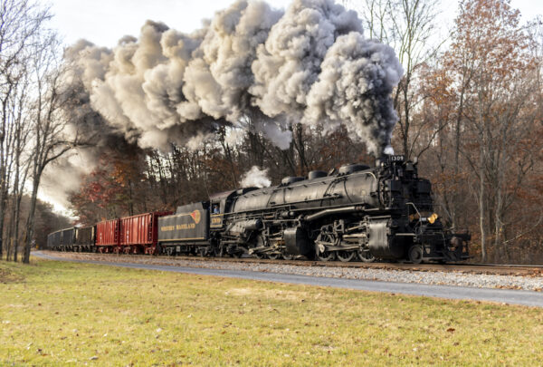Cycle against Western Maryland Scenic Railroad No. 1309