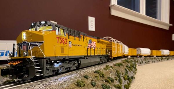 The Lionel Union Pacific Rocket Booster Train