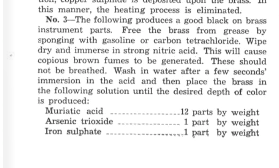 close up of toxic recipe